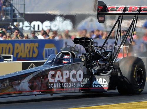 Steve Torrence Drives his new Dragster